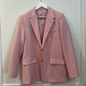 Zara Women’s Blazer, size M, light pink